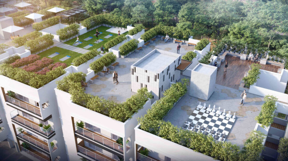 Terrace Top Amenities at Acorn Hive