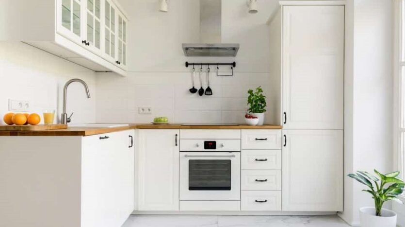 Modular kitchen in villa