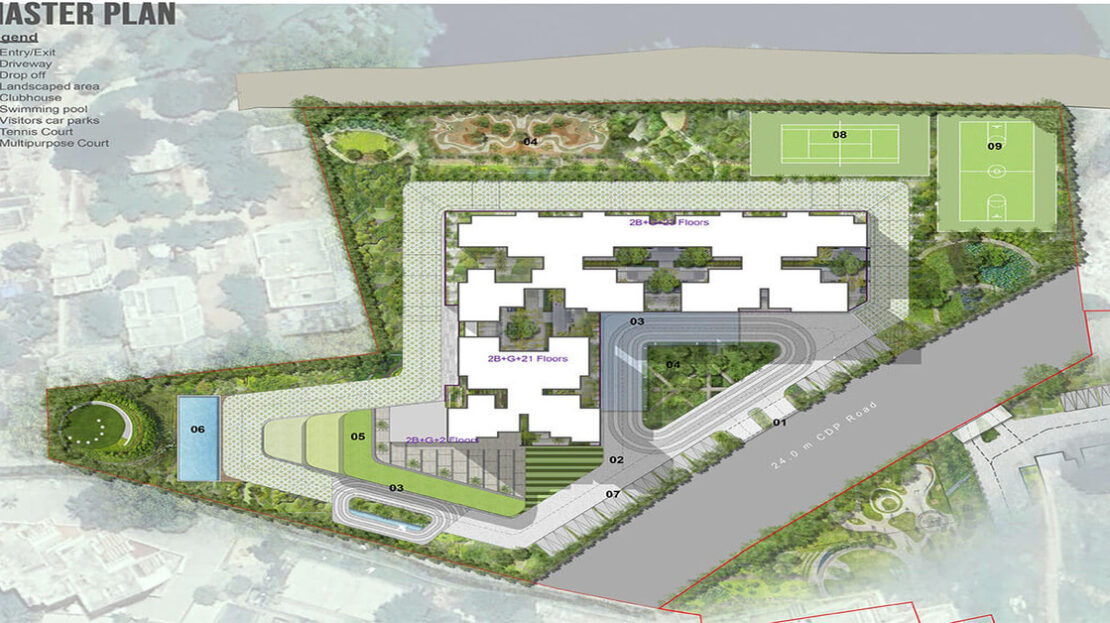 Master Plan of Vaswani Starlight ECC Road Whitefield