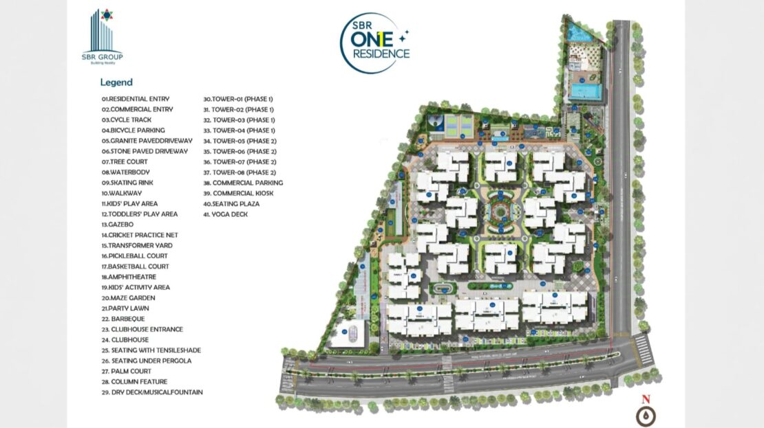 Master Plan at SBR One Residence