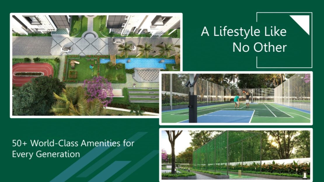 Amenities list at SBR One Residence