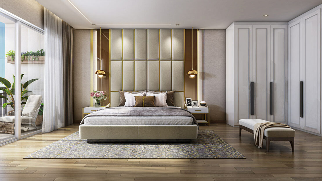 Master Bedroom in Adarsh Welkin Park