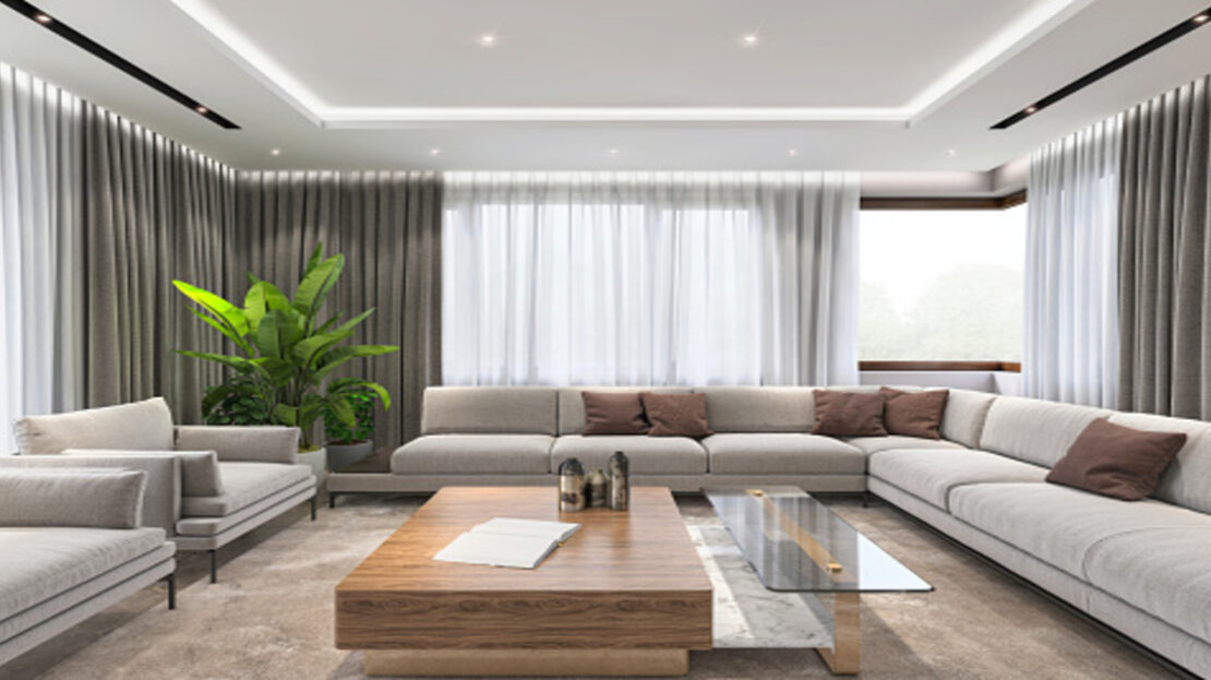 Spacious living area in Earthen Ambience Sarjapur Road