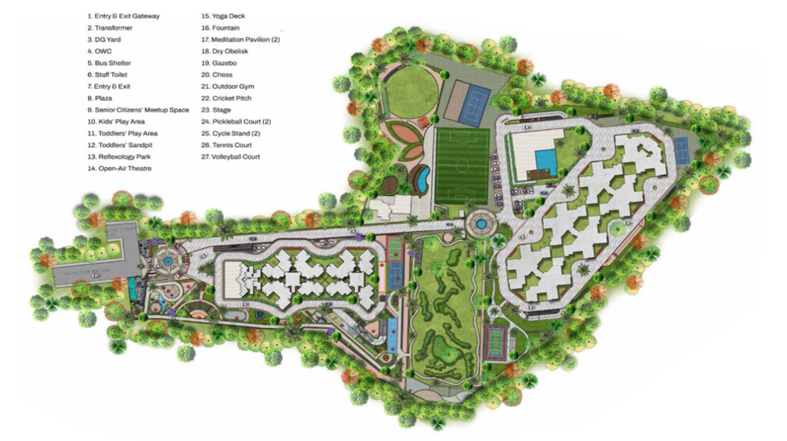 Master Plan of Bren Imperia Grande