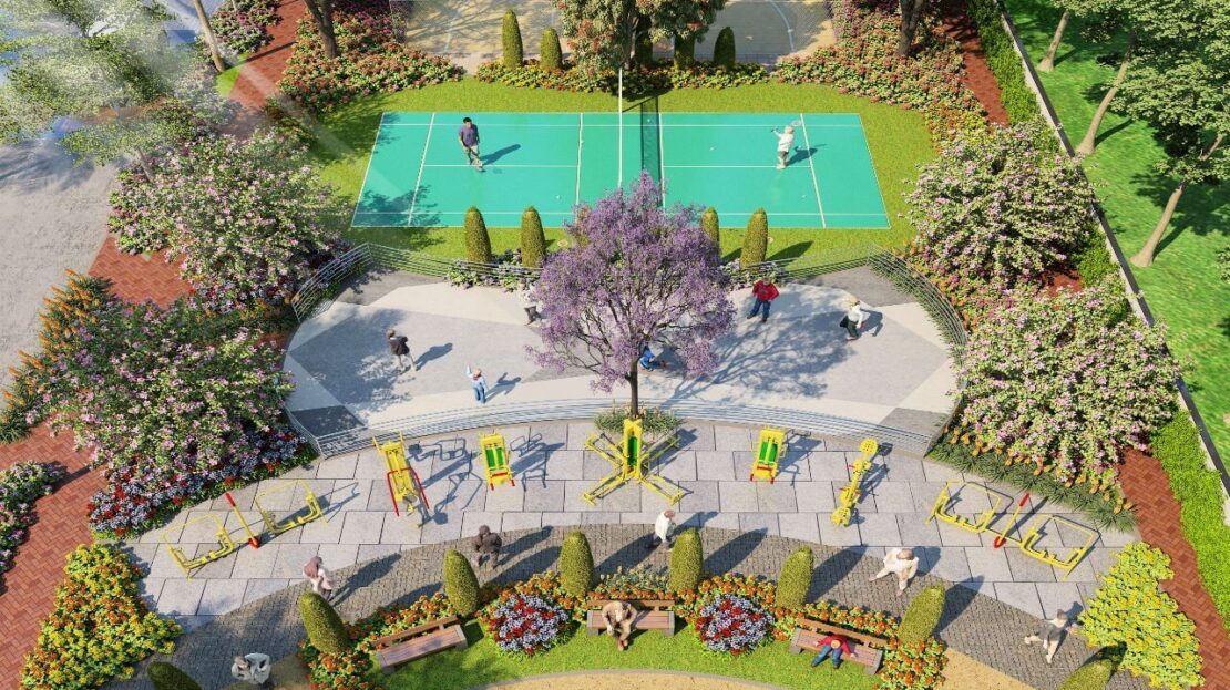 Tennis Court at Trendcon Aurelius