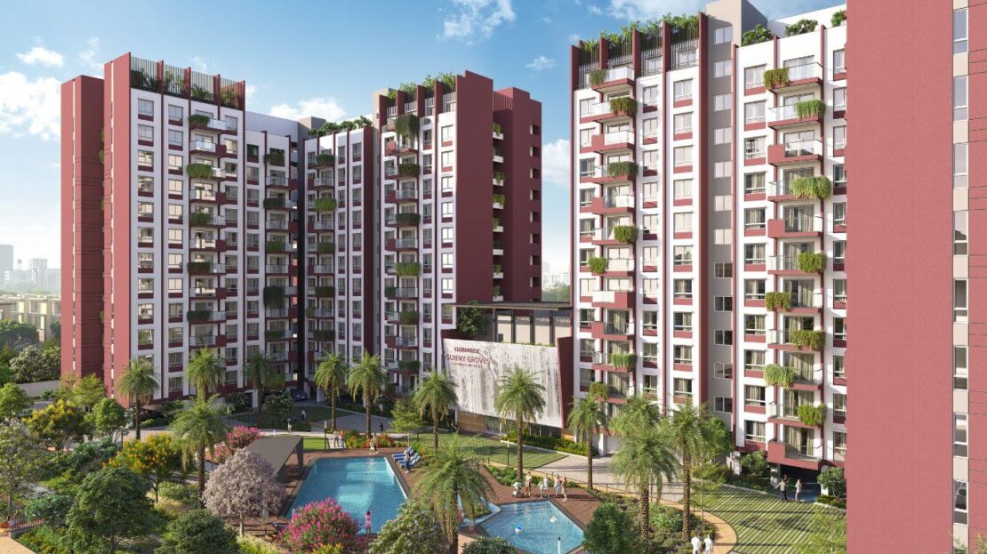 Main Elevation of Sunny Groves Chambenahalli Sarjapur Road