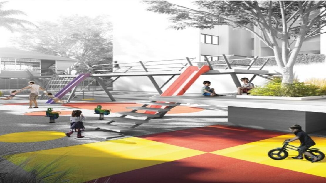 Children Play area at ELV Borewell Road Whitefield