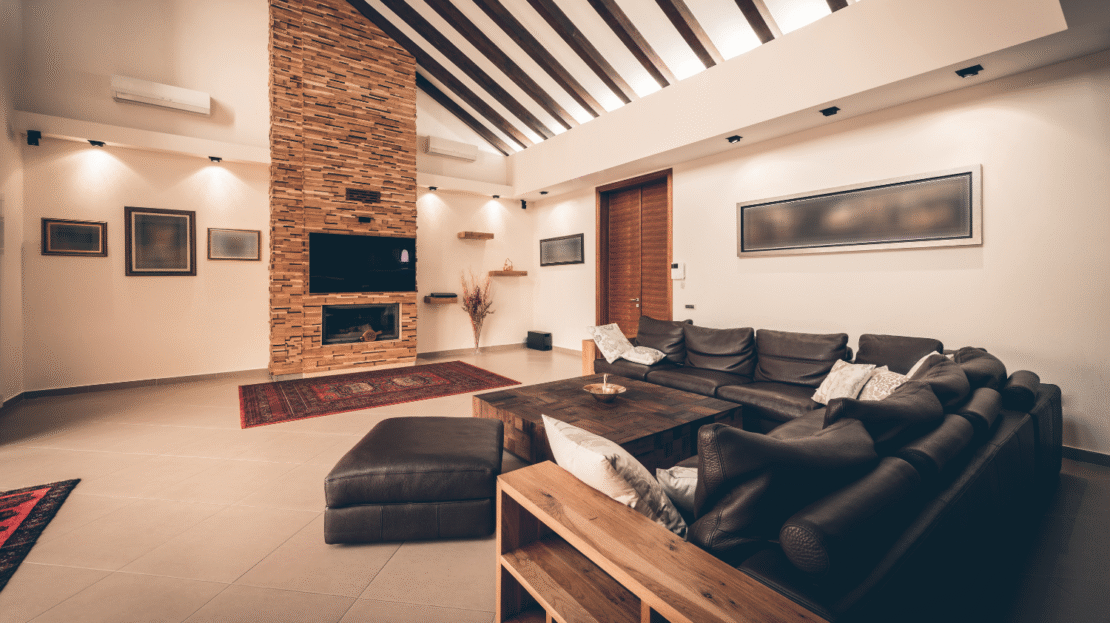 Living area in Ramky Lumina