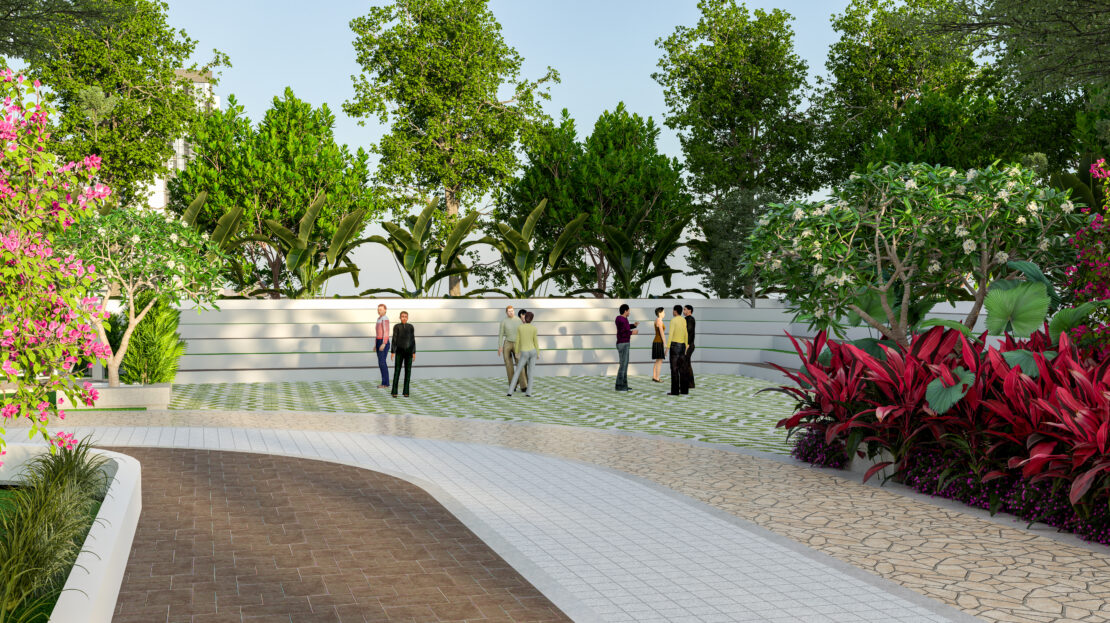 Amphitheater in Vrushabadri Spring Park