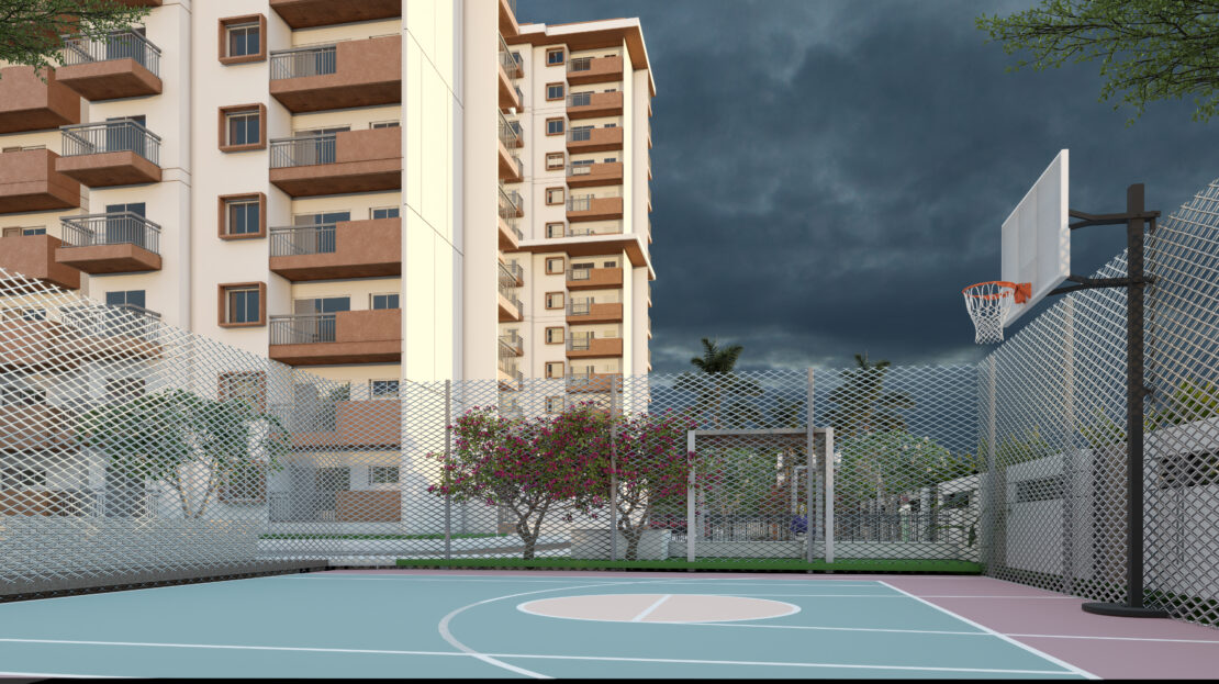 Basket Ball Court at Vrushabadri Spring Park Sarjapur Road