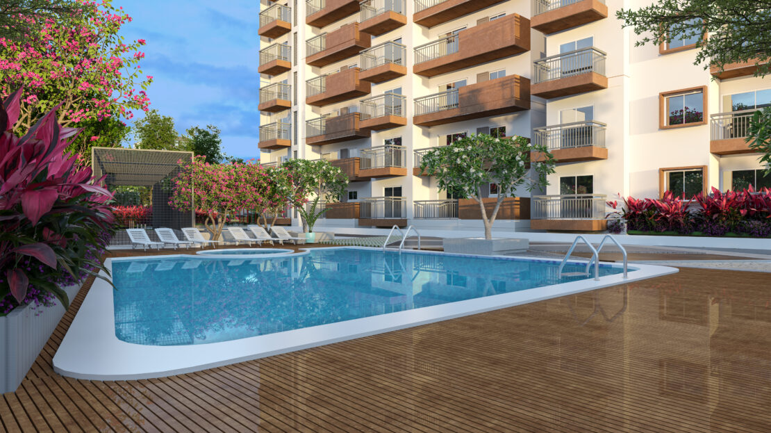 Swimming Pool at Vrushabadri Ittangur Sarjapur