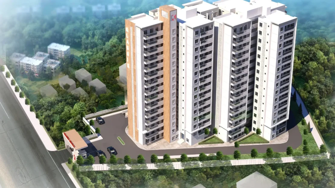 Sky View of Klassik Exotica in Sarjapur Road Bangalore