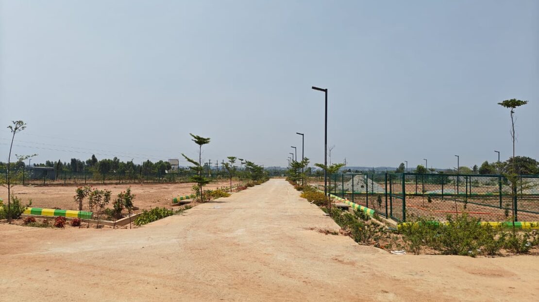 Spacious villa plots for sale in Hoskote