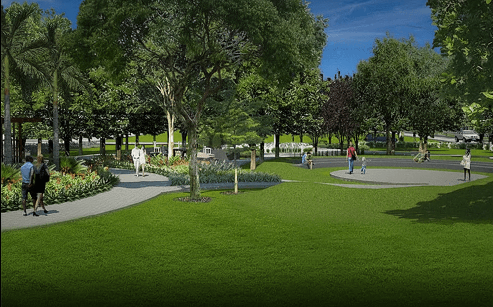 Garden Space at Adarsh Palm Acres