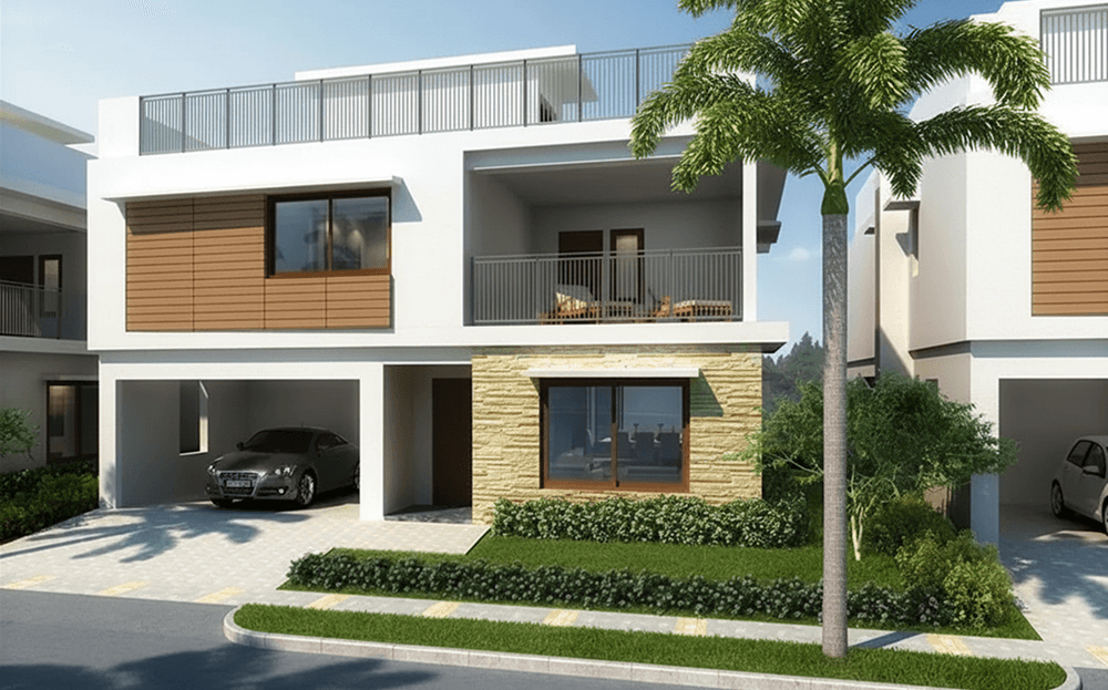 Front View of Adarsh Palm Acres