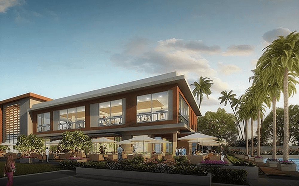 Club House of Adarsh Palm Acres in Vidyanagar Bagalur Bangalore